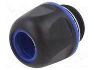 Gland; IP67,IP69; Han® F+B; M25; 16÷18mm; polyamide; black HARTING