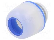Gland; IP67,IP69; Han® F+B; M25; 16÷18mm; polyamide; natural HARTING