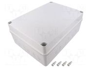 Enclosure: junction box; X: 245mm; Y: 335mm; Z: 133mm; polystyrene PCE