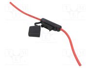 Fuse holder; 29.7mm; 80A; Leads: cables; 32V OPTIFUSE