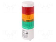 Signalling column; red/amber/green; LED; 5VDC; IP65; LR6-USB; ABS PATLITE