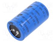 Capacitor: electrolytic; SNAP-IN; 680uF; 400VDC; Ø35x60mm; ±20% VISHAY