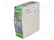 Power supply: switching; for DIN rail; 120W; 12VDC; 10A; 90÷264VAC BREVE TUFVASSONS