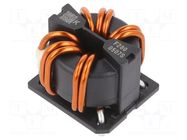 Inductor: wire with current compensation; THT; 600uH; 1.44mΩ; SCF KEMET
