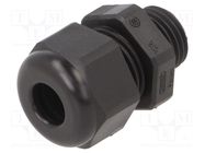 Cable gland; PG7; IP68; polyamide; black; HSK-KE HUMMEL