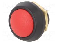 Switch: push-button; Pos: 2; SPST-NO; 0.125A/125VAC; 0.1A/50VDC ITW LUMEX SWITCH