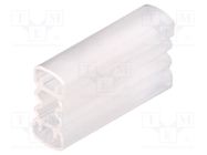 Markers; 2.4÷4mm; polyetylene; transparent; -40÷80°C; leaded 