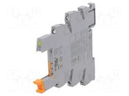 Socket; for DIN rail mounting; -40÷55°C; 6.2x80x94mm; RAL 7042 PHOENIX CONTACT