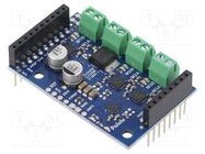 DC-motor driver; Motoron; I2C; Icont out per chan: 2A; Ch: 3 POLOLU