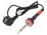 Soldering iron: with htg elem; Power: 30W; 230V; Illumin: LED WELLER