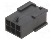 Connector: wire-board; plug; male; Minitek® Pwr 3.0; 3mm; PIN: 6 AMPHENOL COMMUNICATIONS SOLUTIONS