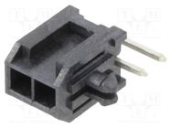 Connector: wire-board; socket; male; Minitek® Pwr 3.0; 3mm; PIN: 2 AMPHENOL COMMUNICATIONS SOLUTIONS