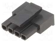 Connector: wire-board; plug; female; Minitek® Pwr 3.0; 3mm; PIN: 4 AMPHENOL COMMUNICATIONS SOLUTIONS