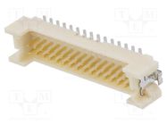 Connector: wire-board; socket; male; DF13; 1.25mm; PIN: 30; SMT HIROSE