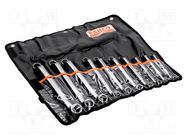 Wrenches set; box; tool steel; 10pcs. BAHCO