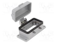 Enclosure: for HDC connectors; EPIC H-B; size H-B 10; 57x27mm LAPP