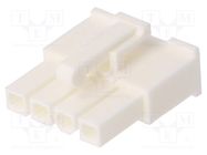 Connector: wire-wire/PCB; plug; female; Minitek® Pwr 4.2; 4.2mm Amphenol Communications Solutions