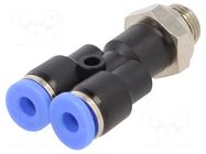 Push-in fitting; Y-Yap spliYYer; -0.95÷15bar; Thread: G 1/8" PNEUMAT
