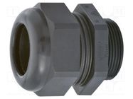 Cable gland; NPT1"; IP68; polyamide; black; UL94V-0; HSK-K HUMMEL