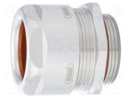 Cable gland; M20; 1.5; IP68; brass; Body plating: nickel HUMMEL