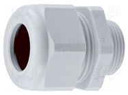 Cable gland; PG9; IP68; polyamide; grey; HSK-KE HUMMEL