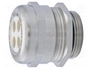 Cable gland; multi-hole; M32; 1.5; IP65; brass; Holes no: 4; 9mm HUMMEL