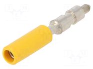 Test socket; Entrelec; yellow TE Connectivity