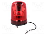 Signaller: lighting; rotating light; red; SKP; 90÷250VAC; IP23 PATLITE