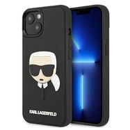 Karl Lagerfeld KLHCP13SKH3DBK iPhone 13 mini 5,4" czarny/black hardcase 3D Rubber Karl`s Head, Karl Lagerfeld