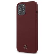 Mercedes Silicone Line Case for iPhone 12 Pro Max - Red, Mercedes