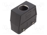 Enclosure: for HDC connectors; Han® M; size 16B; zinc alloy; IP65 