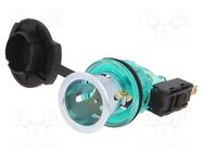 Car lighter socket; car lighter socket x1; 20A; green PRO CAR