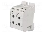 Splice terminal: rail; STB; 232A; 1kV; screw terminal; grey; 95mm2 SIMET