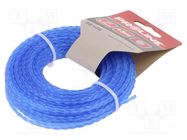 Trimmer line; L: 15m; polyamide; square; Size: 3mm PROLINE