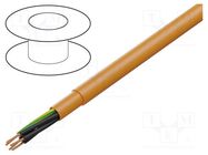 Wire; PUR-ORANGE-JZ; 5G0.75mm2; unshielded; 300V,500V; Cu; orange HELUKABEL