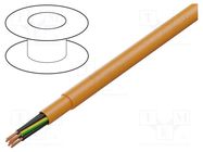 Wire; PUR-ORANGE-JZ; 7G0.75mm2; unshielded; 300V,500V; Cu; orange HELUKABEL