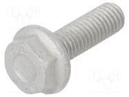 Screw; with flange; M5x16; 0.8; Head: hexagonal; steel; zinc BOSSARD