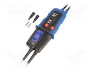 Tester: electrical; LED; VAC: 6÷1000V; 50÷400Hz; VDC: 6÷1000V; IP64 CEM