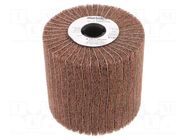 Grinding pin; Ø: 105mm; Granularity: 180; W: 100mm; flap METABO