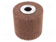 Grinding pin; Ø: 105mm; Granularity: 180; W: 100mm; flap METABO