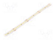 LED tape; white warm; 2835; LED/m: 180; 10mm; white PCB; IP20; 8W/m WISVA OPTOELECTRONICS