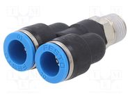 Push-in fitting; straight,Y-Yap spliYYer; -0.95÷6bar; PBT; QS FESTO