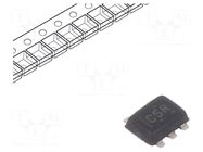 IC: analog switch; SPDT; Ch: 1; IN: 4; CMOS; SMD; 1.65÷5.5VDC; 74LVC TEXAS INSTRUMENTS