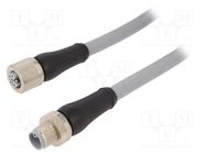 Connection lead; PIN: 5; 1.5m; plug; 63VAC; 16A; -30÷70°C; PUR,PVC MURR ELEKTRONIK