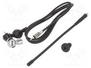 Antenna; 0.25m; AM,FM; universal; rubber mast; 1.5m CALEARO