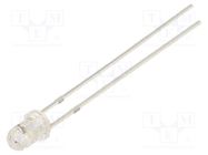 LED; 3mm; green; blinking; 5800÷7000mcd; 30°; 3÷5VDC; 20mA; 6.8Hz OPTOSUPPLY