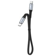 Dudao L10C USB-C - USB-C PD cable 100W 5A 0.23m - black, Dudao