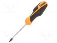 Screwdriver; Pozidriv®; PZ1; BETAGRIP; Blade length: 80mm BETA