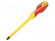 Screwdriver; insulated; Phillips; PH3; Blade length: 150mm BETA