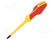 Screwdriver; insulated; PlusMinus cross PH-type; SL/PH2 BETA